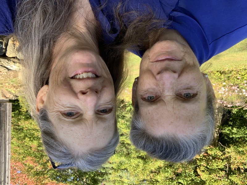 Christine Raymond with her sister